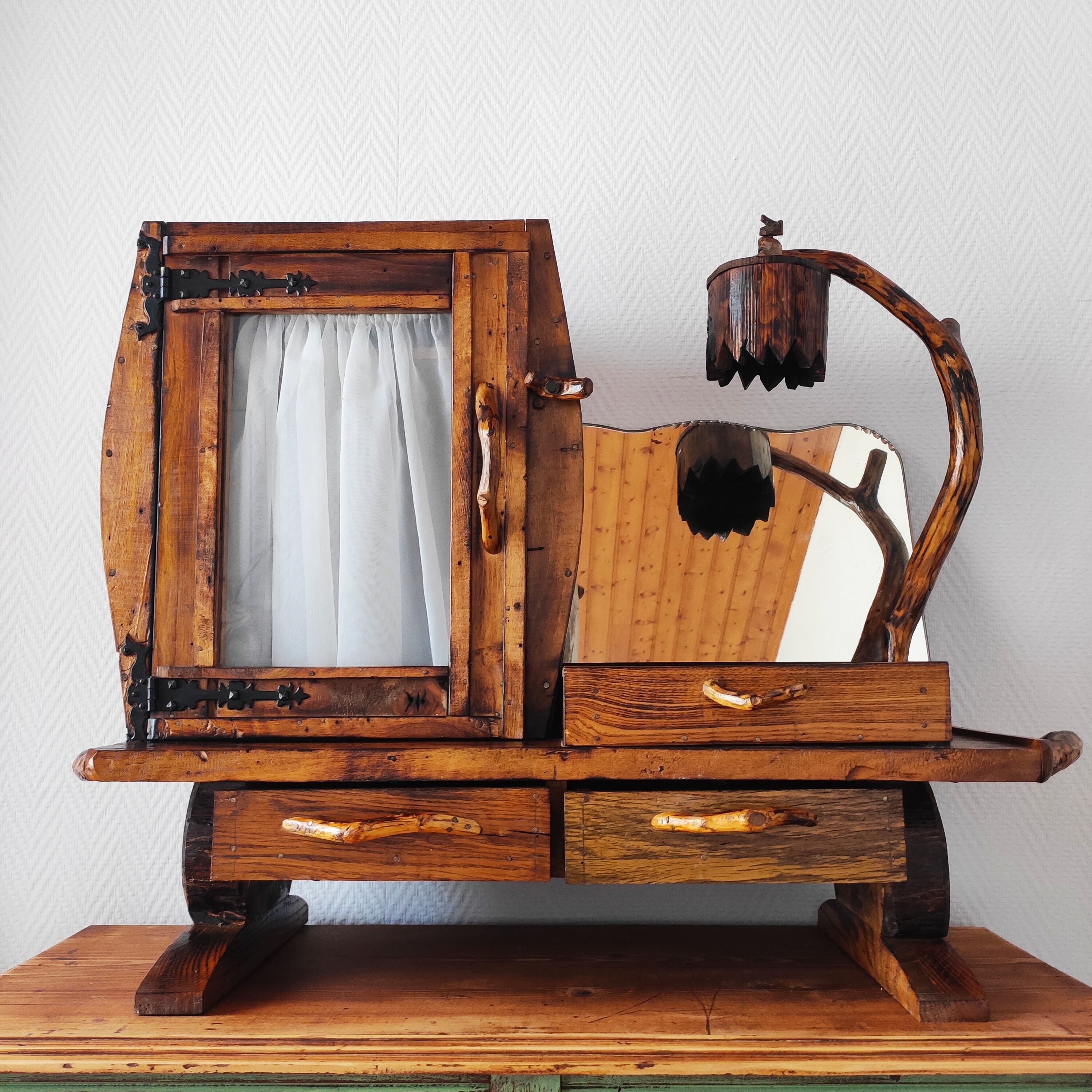 Vintage brutalist dressing table 1950/60