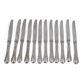 Christofle acier berry, 12 dessert knives, for dessert and cheese.