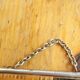 Former mirror of Barber with chrome and chain 24 x 18 cm
