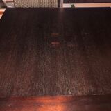 Dining room table with extension table