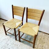 Pair of mulched chairs