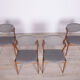Model 42 oak dining chairs by Kai Kristiansen for Schou Andersen, 1960s, set of 4