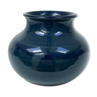 Signed stoneware vase