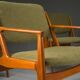 Danish Ella chairs in teak attributed to Arne Vodder for Vamo Sønderborg, 1960s, set of 6