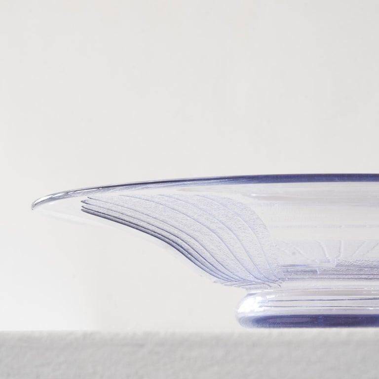 Charles Schneider Art Deco glass centrepiece