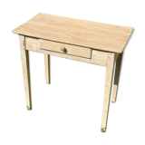 Side table in patinated wood