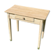 Side table in patinated wood