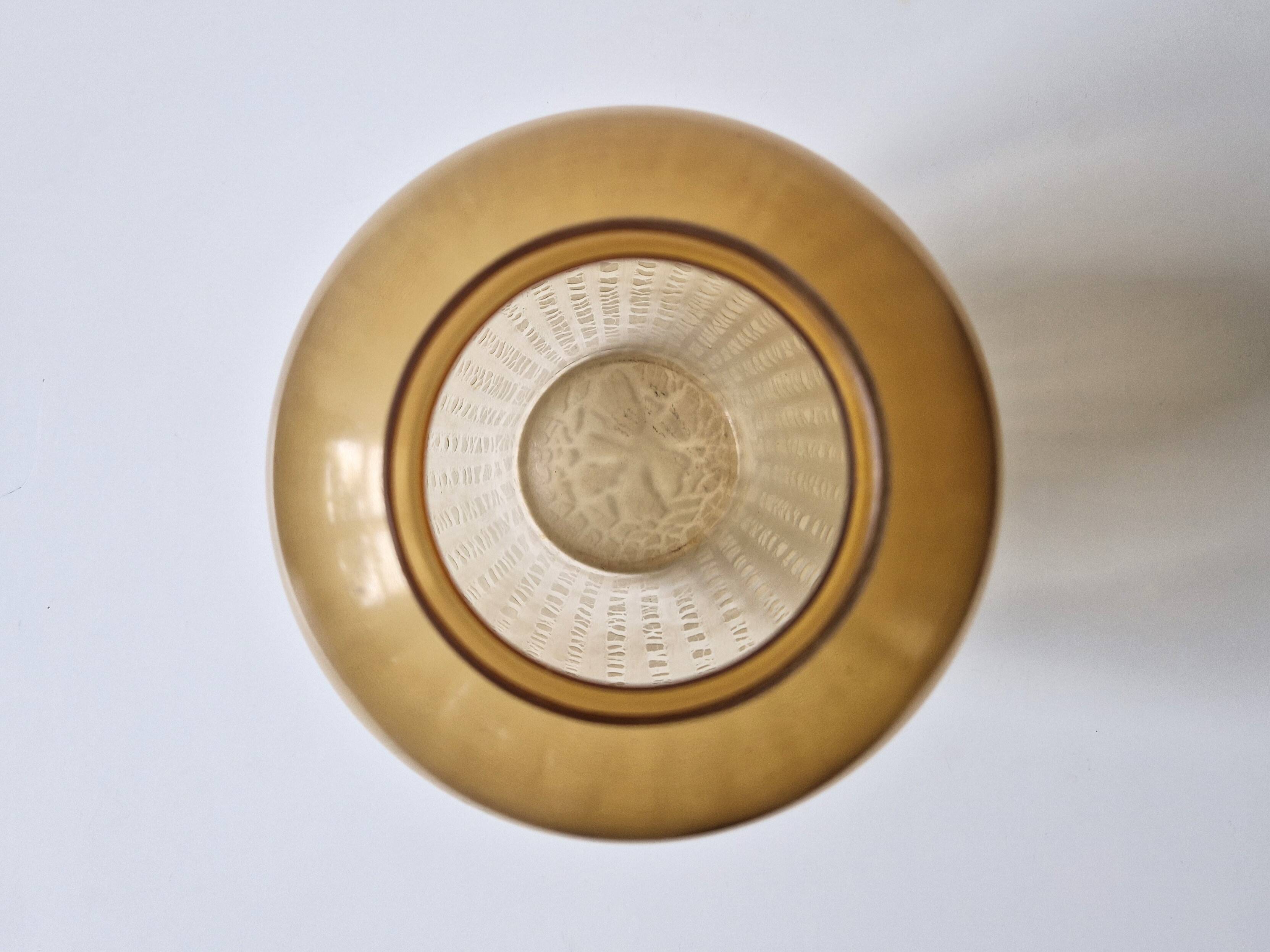 Tin crackle Sonoor vase by A.D. Copier for Leerdam, The Netherlands 1938