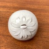 Vintage German porcelain jam pot with lid and spoon from Krömer Porzellan, 1970s, set of 2.