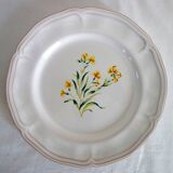 10 large pierre motton plates for gien circa 1930