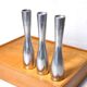 Vintage aluminum candlesticks
