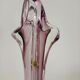 Art vase by designer Joseph Hospodka in authentic Bohemian crystal.