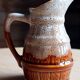 Vintage bistro pitcher Revol France D63 – Flamed ceramic "Tonneau Moussa"