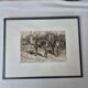 Gravure chasse cerfs Rosa Bonheur