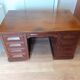 Solid wood minister's desk
