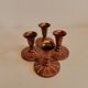 Candlesticks made of copper, Danish design, estimated from the 60s.