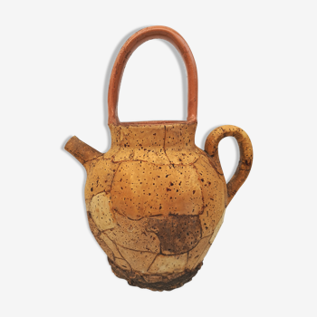 Gargoulette, terracotta jug and cork
