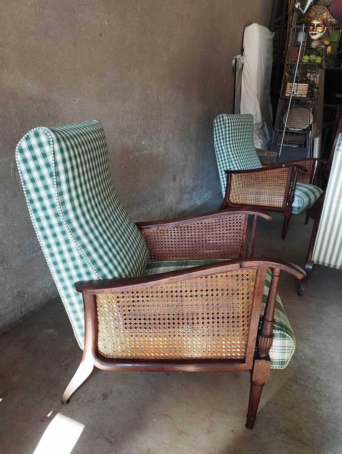 50s sofa and armchair set