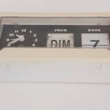 Alarm clock and perpetual calendar 70's