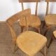 Ensemble de 4 chaises de bistrot luterma, estampillées