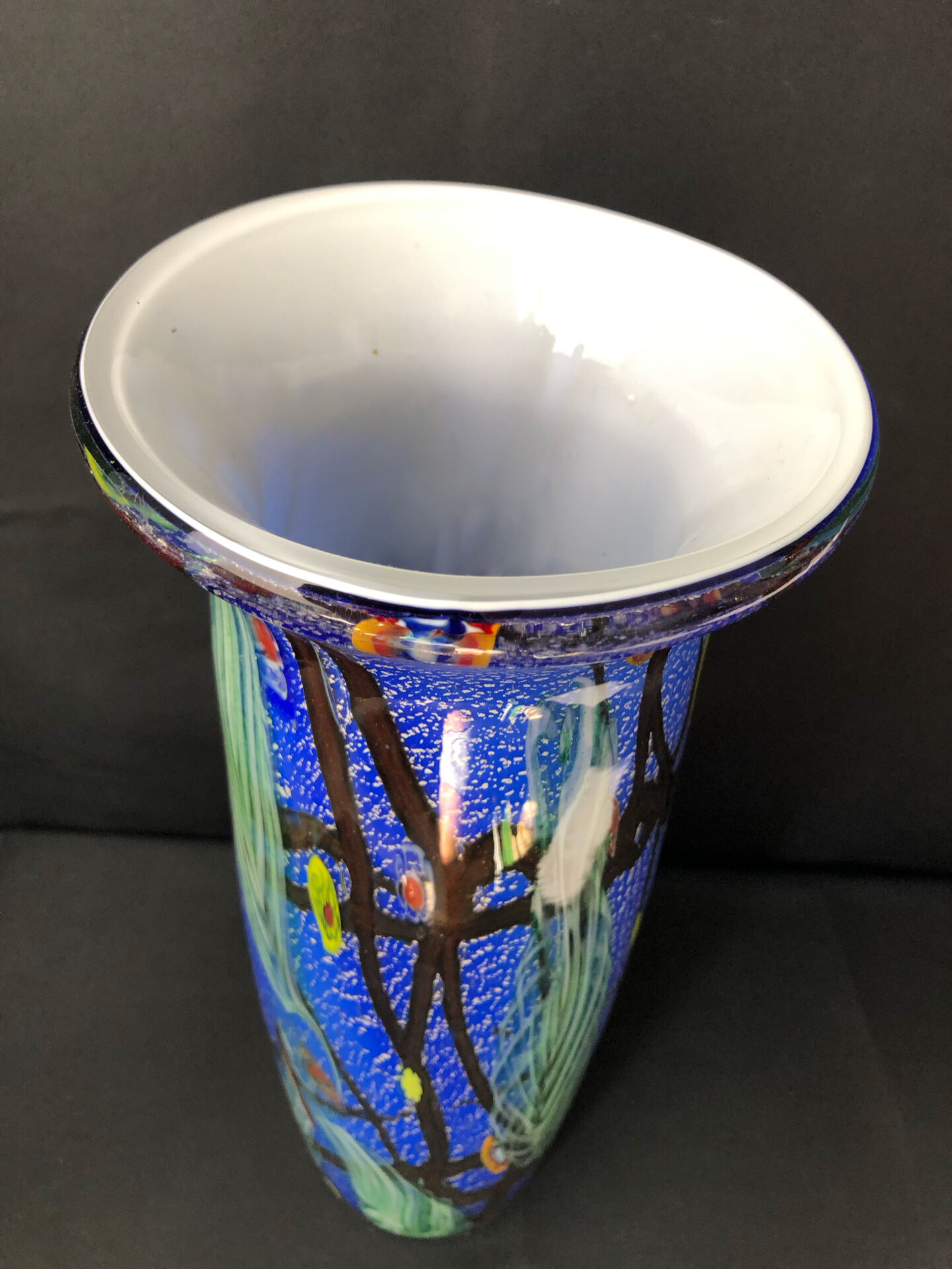 Vintage Murano glass vase - H40cm