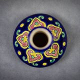 Vase miniature en émaux de Longwy – Style Art Déco