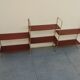 Vintage metal string shelves