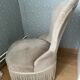 fauteil crapaud beige