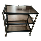 Smoked glass table from the 70s
