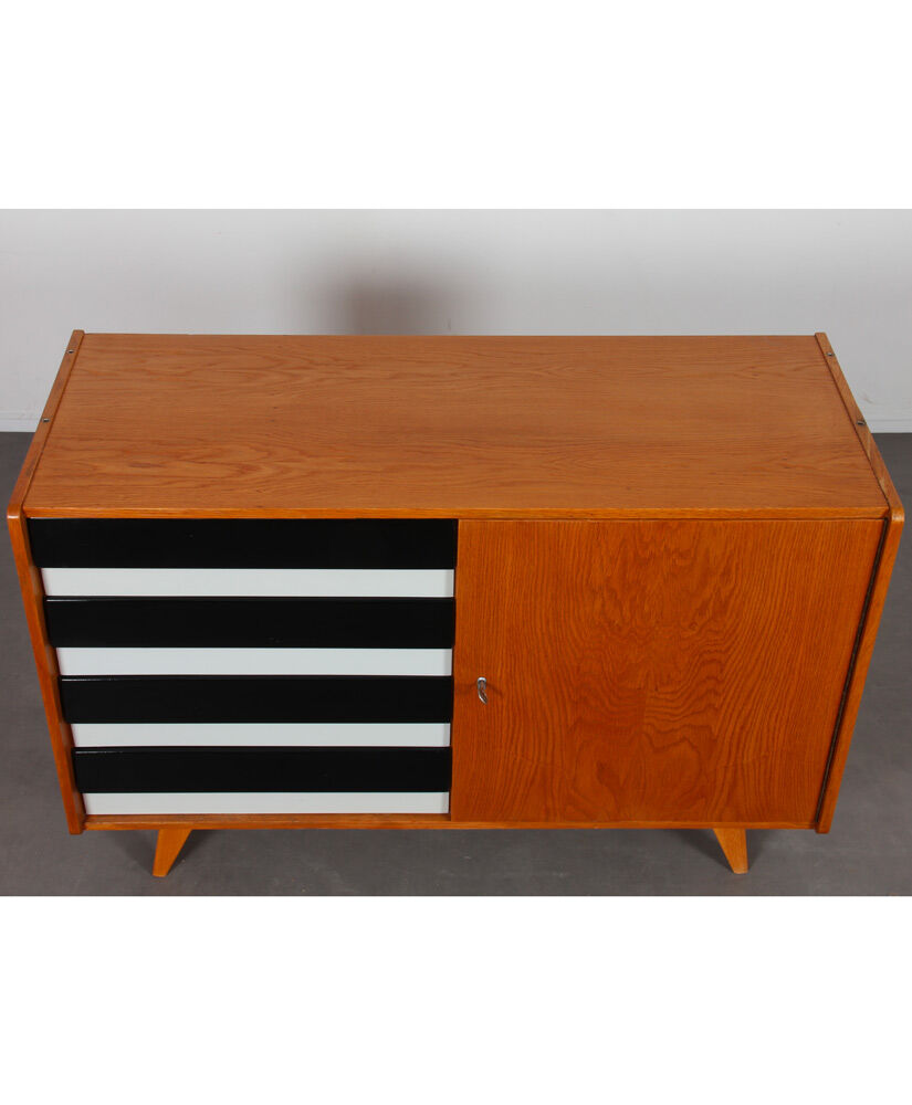 Oak chest of drawers by Jiri Jiroutek, model U458, 1960s