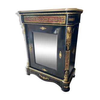 Napoleon III base cabinet in Boulle marquetry