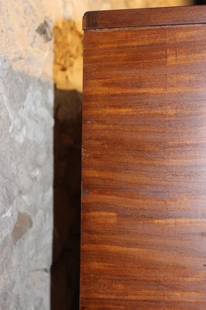 Teak and zebrano sideboard