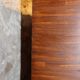 Teak and zebrano sideboard