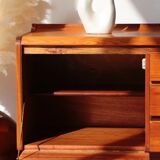 White Newton teak sideboard: large "Petersfield" sideboard.