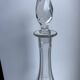 Engraved crystal wine decanter 20s-30s