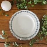 Antique serving dish in Saint-Amand earthenware (Nord)