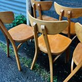 Set of 10 Luterma Banana model chairs