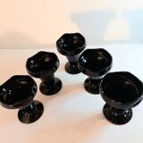 5 dessert cups ice cream sorbet octime luminarc arcoroc vintage 1980