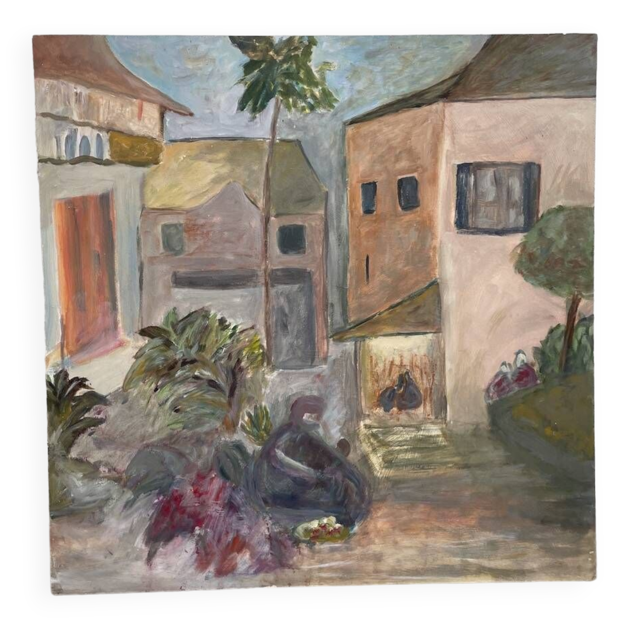 Oil on landscape panel