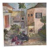Oil on landscape panel