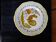 Old HB Quimper Plate Traditional Hand-Painted Rooster Decoration Earthenware 25cm