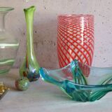 Sommerso murano glass pocket empty cup