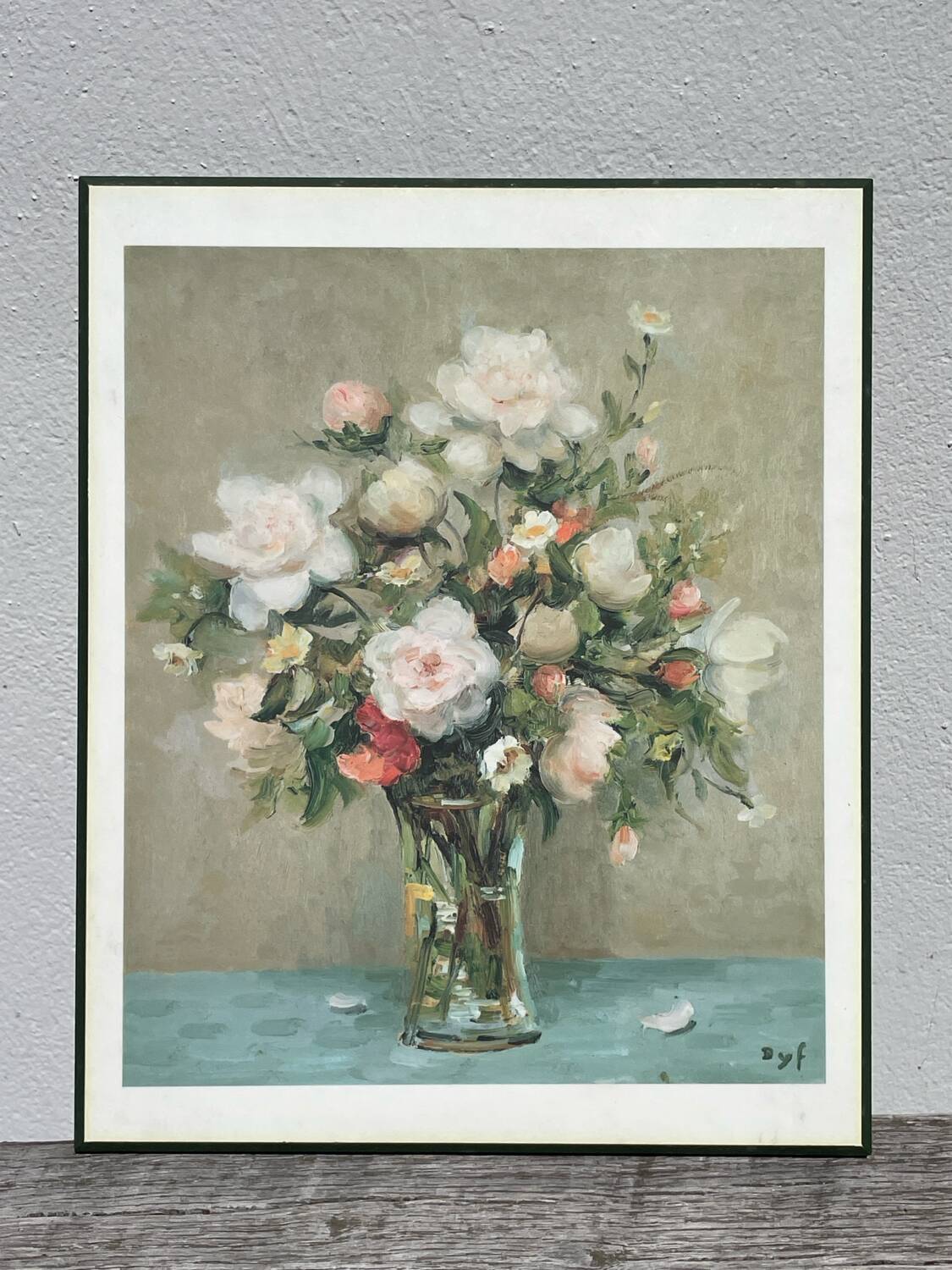 Museum painting reproduction bouquet