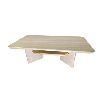 Coffee table marble travertine