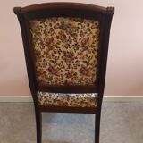 Wooden armchair and fabric