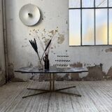 90s coffee table with Agate stone effect.