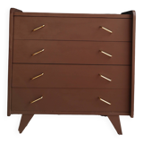 Commode vintage pieds compas