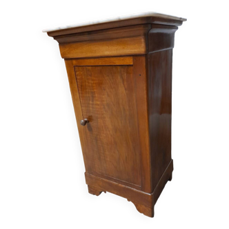 Louis Philippe bedside table in walnut