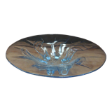 Fruit cup Blue glass centerpiece