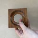 Small old square wooden frame